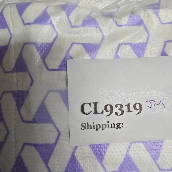 J McLaughlin Catalina Dress XL Purple Geometric Stretch Mini Pocket Travel Ready - Picture 13 of 13